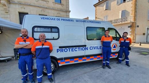 Protection Civile des Bouches-du-Rhône en action