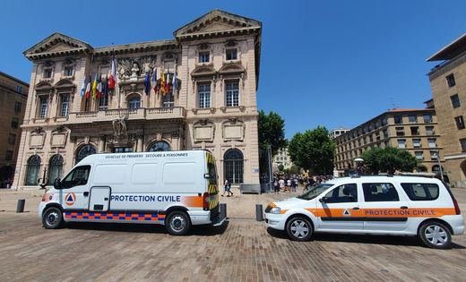 Protection Civile des Bouches-du-Rhône en action