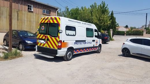Protection Civile des Bouches-du-Rhône en action